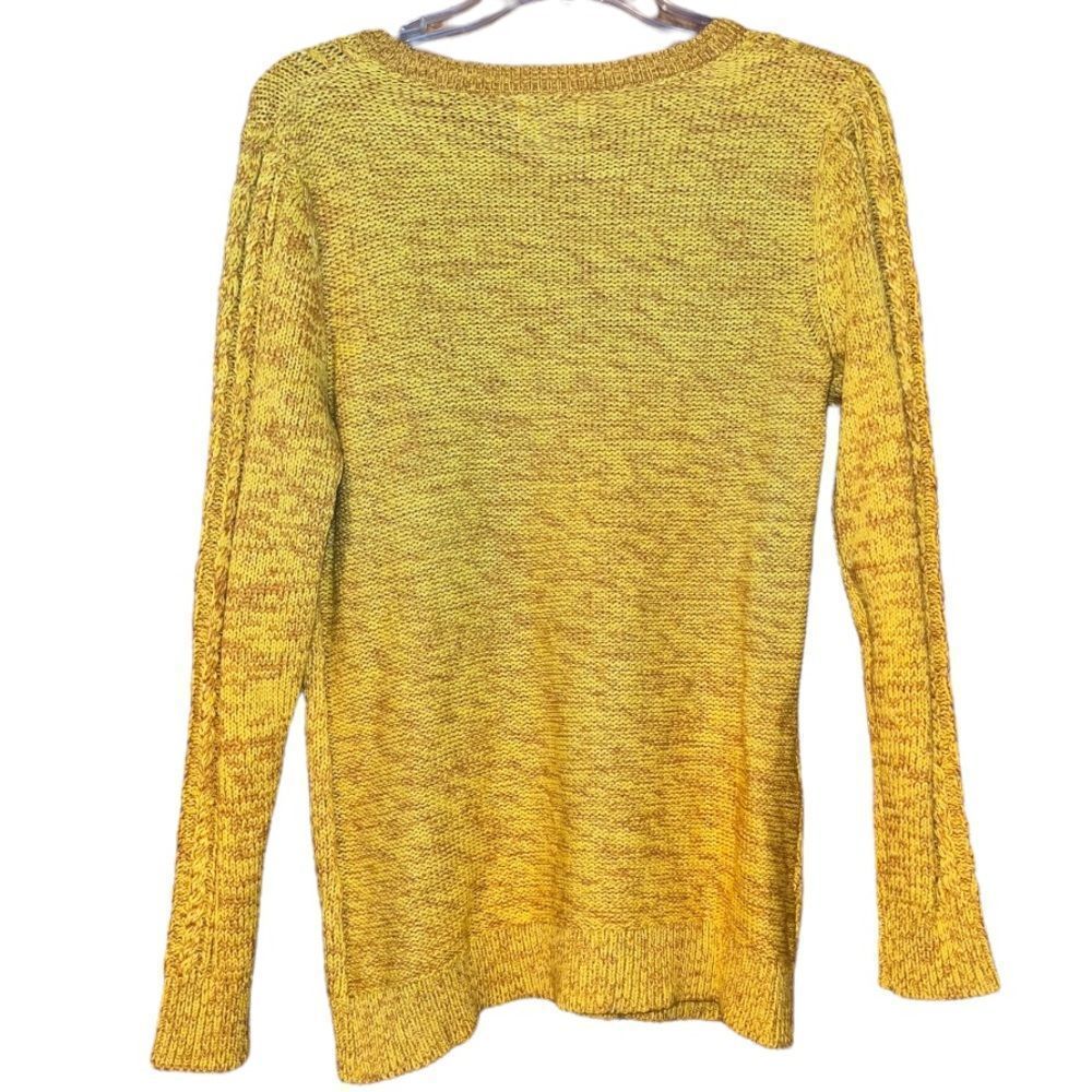Old Navy squash colored cable knit sweater - Picture 4 of 12